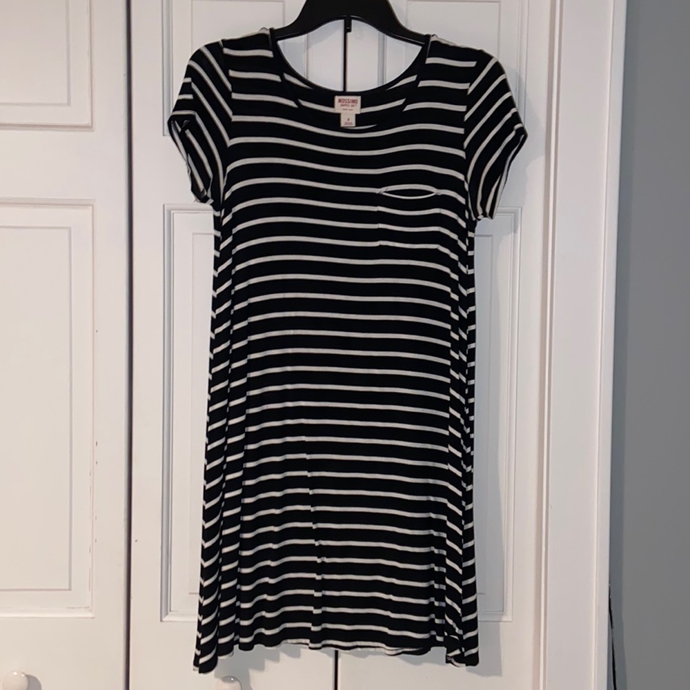 Missimo Striped Black and White Dress